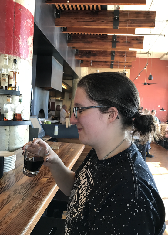 Chelsi's face AFTER Fernet