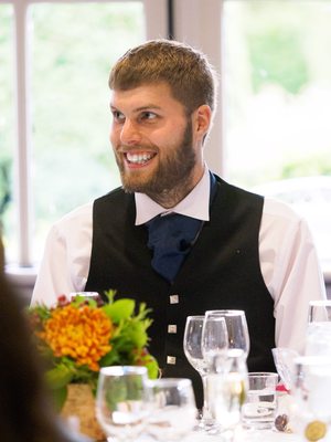 Guy at David and Lorna's wedding